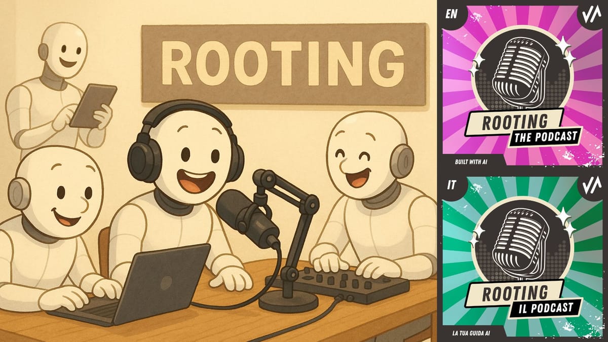 Rooting: The Podcast Where AI Explores AI